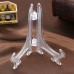 Clear Plastic Plate Photo Display Stand Picture Frame Easel Holder 3"5"7"9" CA   361424530130